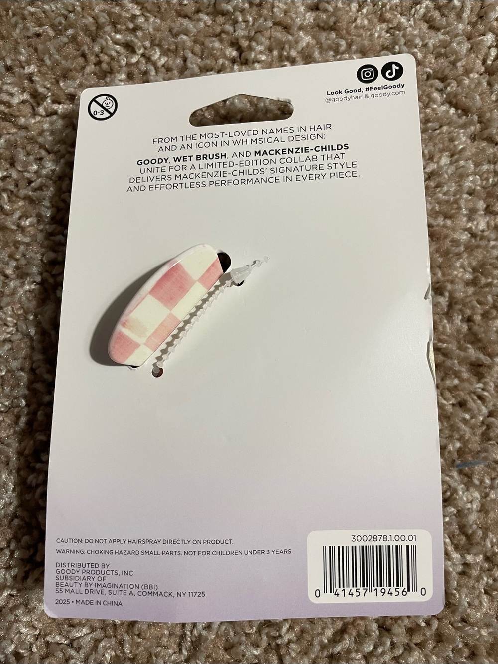 Goody x Mackenzie-Childs Claw Clip - Picture 2 of 2